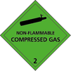 IMDG-kod – dekal – Klass 2.2, Ej brandfarliga gaser G/S