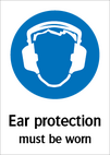 Ear protection must be worn
