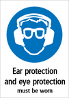 Ear and eye protection must be worn