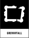 Fraktionsskylt, GROVAVFALL, Jetblack